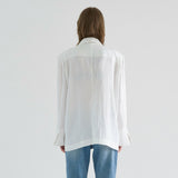 テーラードリネンジャケット / TAILORED LINEN JACKET, WHITE