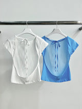 バックレスTシャツ / BACK LESS T