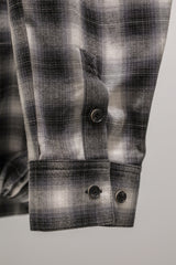 オンブルポケットシャツジャケット / OMBRE POCKET SHIRKET(SHIRTS JACKET)-MARS BLACK