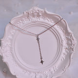 y shape necklace