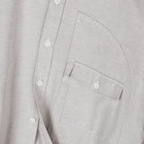 UTILITY CURVED POCKET OXFORD SHIRT SAND GREY (6621864394870)