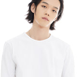 ベーシックパッチロングスリーブT/BASIC PATCH LONG-SLEEVED T-WHITE