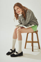 リリーベロアメリージェーン / LILY VELOUR MARY JANE_4COLORS