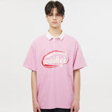 ロゴラグビーカラー半袖Tシャツ/Logo rugby collar half sleeve tshirts