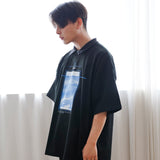 ワイドオーバーフィットショートスリーブTシャツ / (Haven)wide overfit short sleeved T-shirt