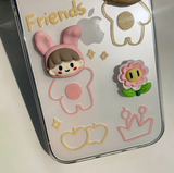 ハッピーフレンズラビットベアフォーンケース / Happy Friends Rabbit Bear Phone Case