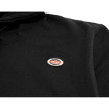 OVAL HOODIE - BLACK (6674933776502)