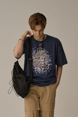 ピグメントダーティーペイントTシャツ