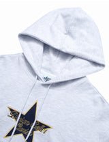 スターロゴクロップドフーディー / STAR LOGO CROPPED HOODIE LIGHT GREY(CV2CFFM401A)