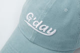 グッドデイコーデュロイボールキャップ/G'day coduroy ballcap(sky)