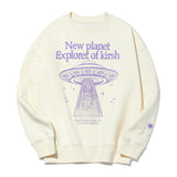 ウィティーバニープラネットエクスプローラースウェットシャツ／WITTY BUNNY PLANET EXPLORER SWEATSHIRT V1 [IVORY]