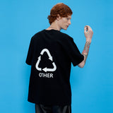 OTHER-Logo T-shirt [Black] (6592465469558)