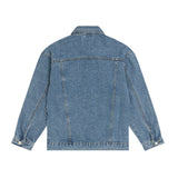 セミオーバーフィットベルトセットデニムジャケット/ SEMI OVER FIT BELT SET DENIM JACKET [1000]