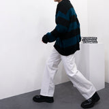 EVヘアーオーナメントストライプニット/EV Hair Ornament Striped Knitwear (3 colors)