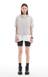  HALF ZIP-UP JUMPER_LIGHT GRAY