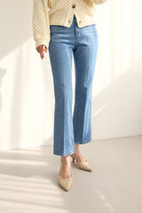 セミブーツカットデニムパンツ/FF-36 / SEMI BOOTSCUT DENIM PANTS