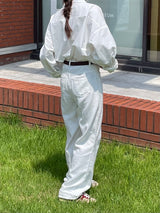 Salt white denim pants 