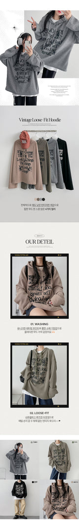 Look the Vintage Knit Hoodie