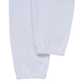 OUTLINE PRINTING LOGO TRAINING PANTS WHITE