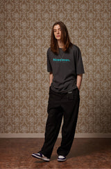 Basic logo tee - Charcol (4622113079414)