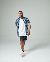 Summer Hawaiian shirt (Blue) (6555048312950)
