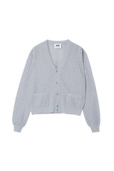 [23SS LSD COLLECTION] グリッドニットカーディガン / [23SS LSD COLLECTION] ﻿Grid Knit Cardigan
