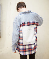 ドッキングデニムシャツ / DOCKING DENIM SH (4578044641398)