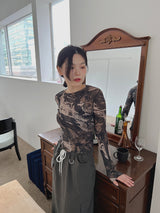 ギャラクシーシースルーTシャツ / Galaxy see-through T-shirt (3color)