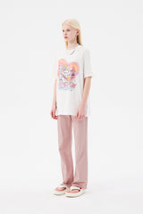 ウィッティバニートムボーイグラフィックTシャツ / (Taeyeon's Pick)WITTY BUNNY TOMBOY GRAPHIC T-SHIRT [WHITE]