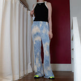 チリングバンディングパンツ / CHILLING BANDING PANTS_CREAM BLUE