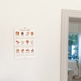 ウォールハンギングカレンダー - スイートデイズイン2023 / Wall Hanging Calendar - Sweet Days in 2023