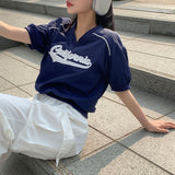 ポニーVネックアノラックショートスリーブTシャツ