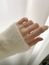 シャイニングハートレイヤードリングセット / Shining Heart Layered Ring Set