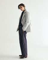 UNISEX HAIRY WOOL COAT JACKET M - BYRDEYE GRAY (6636064669814)