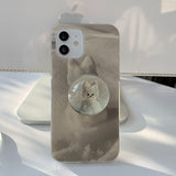 Snow Cat Phone Case Bead Tok Set 