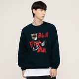 ブラブラスマイルスウェットシャツ / BLAH BLAH Smile Sweatshirt