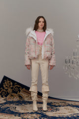 Tweed down jacket    