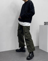 クォーター カーゴ ストリング パンツ / CH Quarter Cargo String Pants (3 colors)