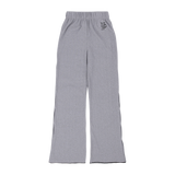 ラッフルレイヤードスカートスリットパンツ