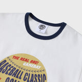 ザリアルワンベースボールクルーネックユニセックスTシャツ / The Real One Baseball crew neck Unisex T-shirt
