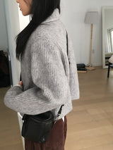 [Wool 50] Milko Mohair Short Collar Jacket