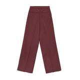 FLベルトサイドバンディングワイドスラックス/FL Belted Side Banding Wide Slacks (4 colors)