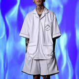 バインディングテリーショーツ/[UNISEX] Binding Terry Shorts (White)