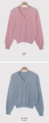 【SHOPPERMADE】ケーキVネックニットカーディガン(5color)