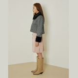 ポッシュショートコート / Posh short coat (black)