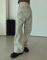 コメンワイドパンツ/no.3450 Commen Wide Pants (2color)