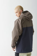 クロスボックスフーデッドジャケット/BSR2223FWJK027 CROSS BOX HOODED JACKET KHAKI WHITE