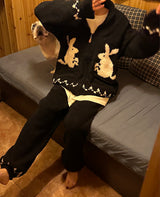 Rabbit sleeping pajamas home wear