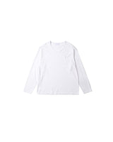 UネックシルケットロングスリーブTシャツ/U neck silket long sleeve 2color