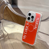 マイカラーケース / My Color Case (Orange Jelly Hard)